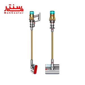 نمای رو به رو و کنار جارو شارژی دایسون مدل Dyson V12s Detect Slim Submarine